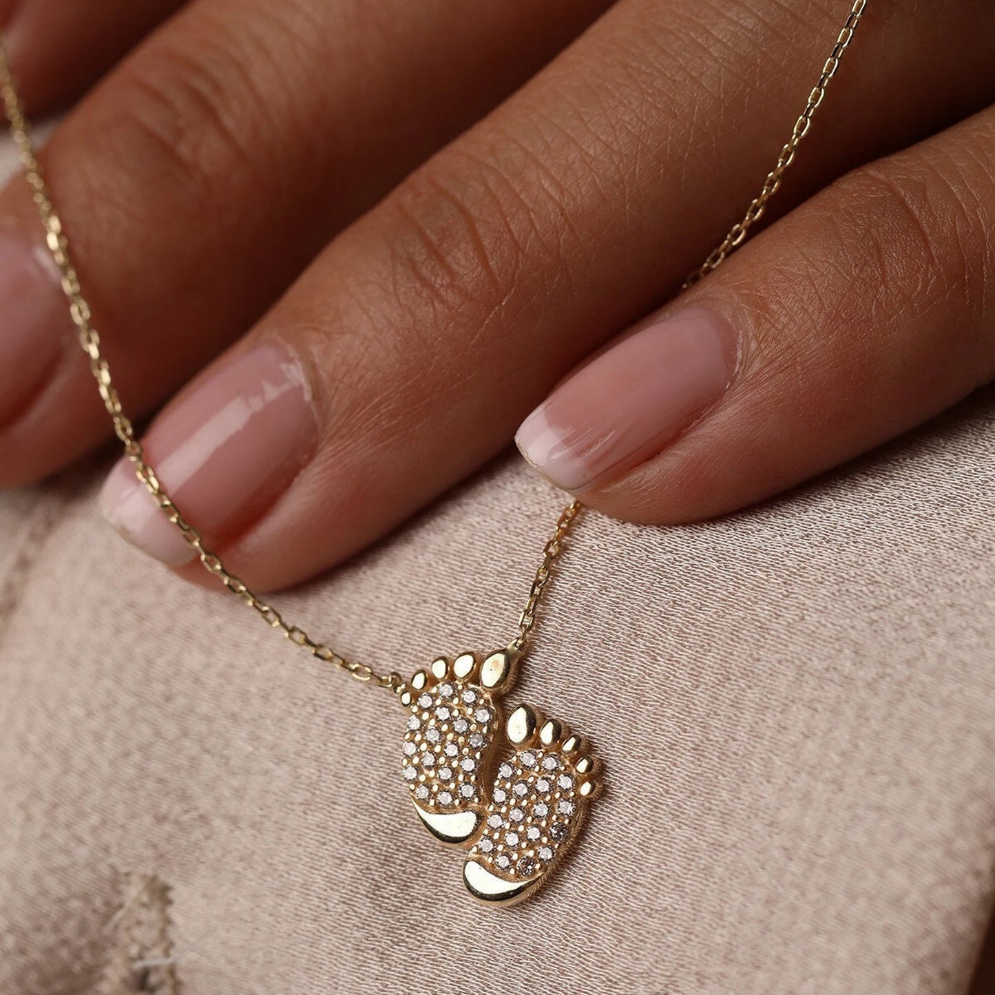 Baby Foot Necklace