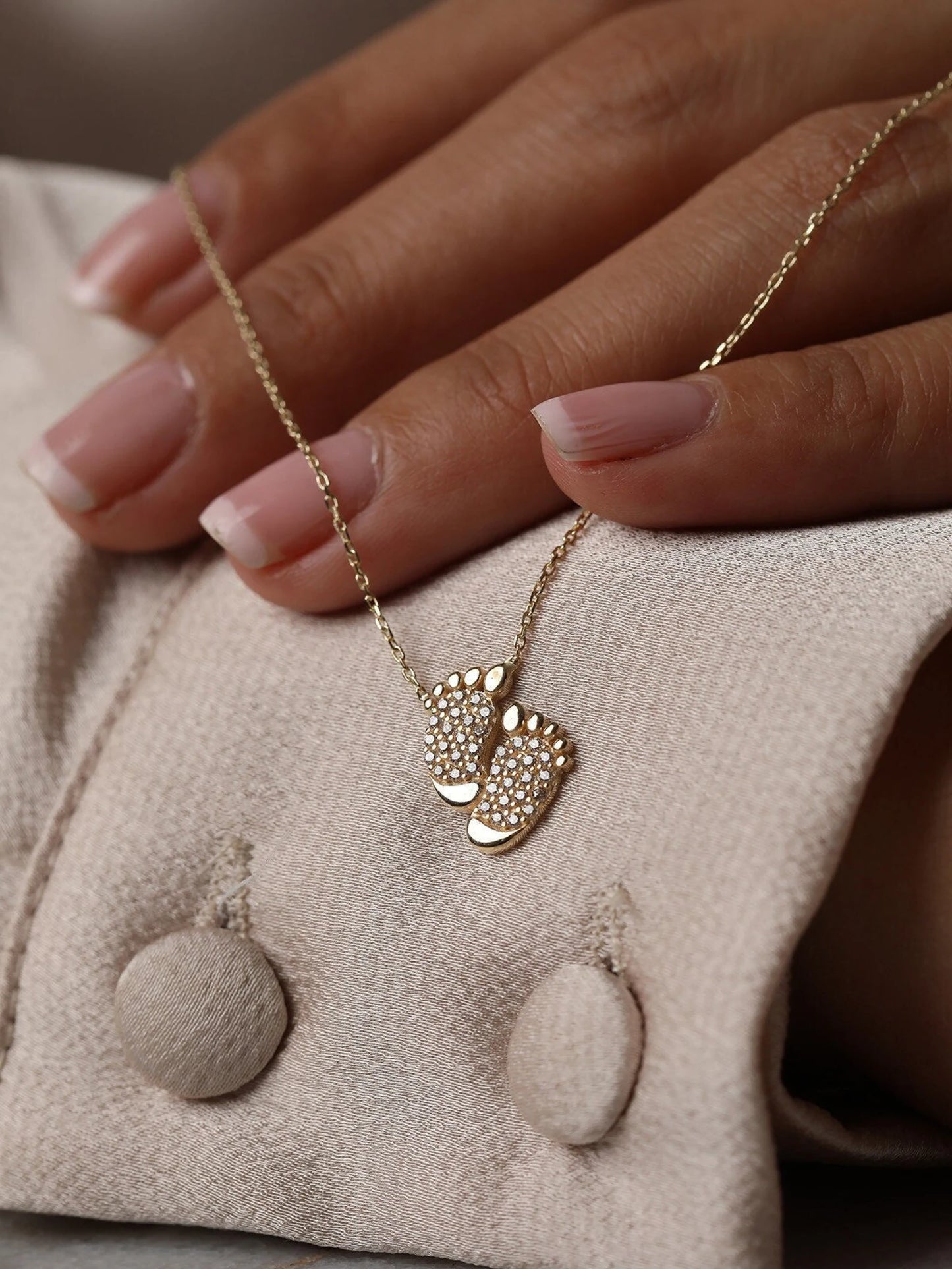 Baby Foot Necklace