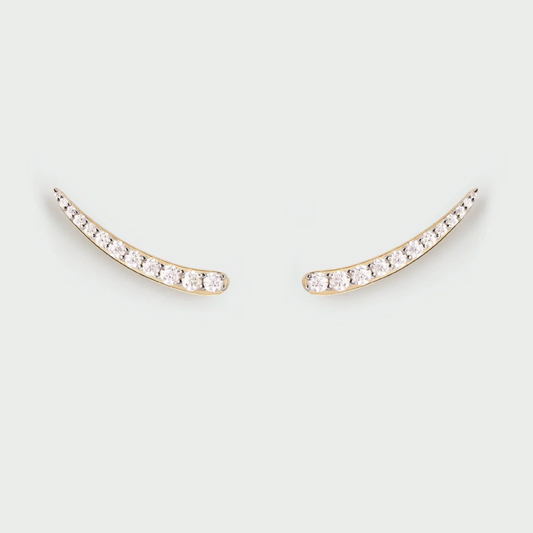 Golden Curve Earring